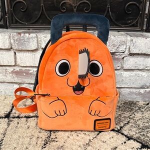 Loungefly Chainsaw Man Pochita Plush Mini Backpack